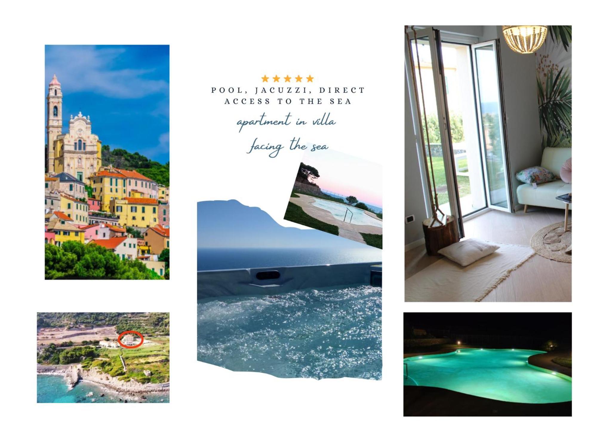 Cluxury-Torre Dei Saraceni Boutique Apt By The Sea Beach, Pool,Private Jacuzzi, Parking Cervo Eksteriør billede
